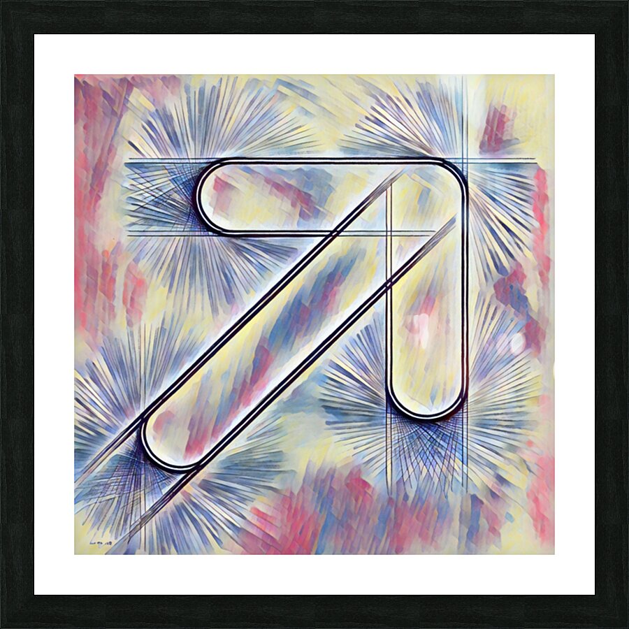 ArtXcl 307 arrow pencil sketch Picture Frame Printing