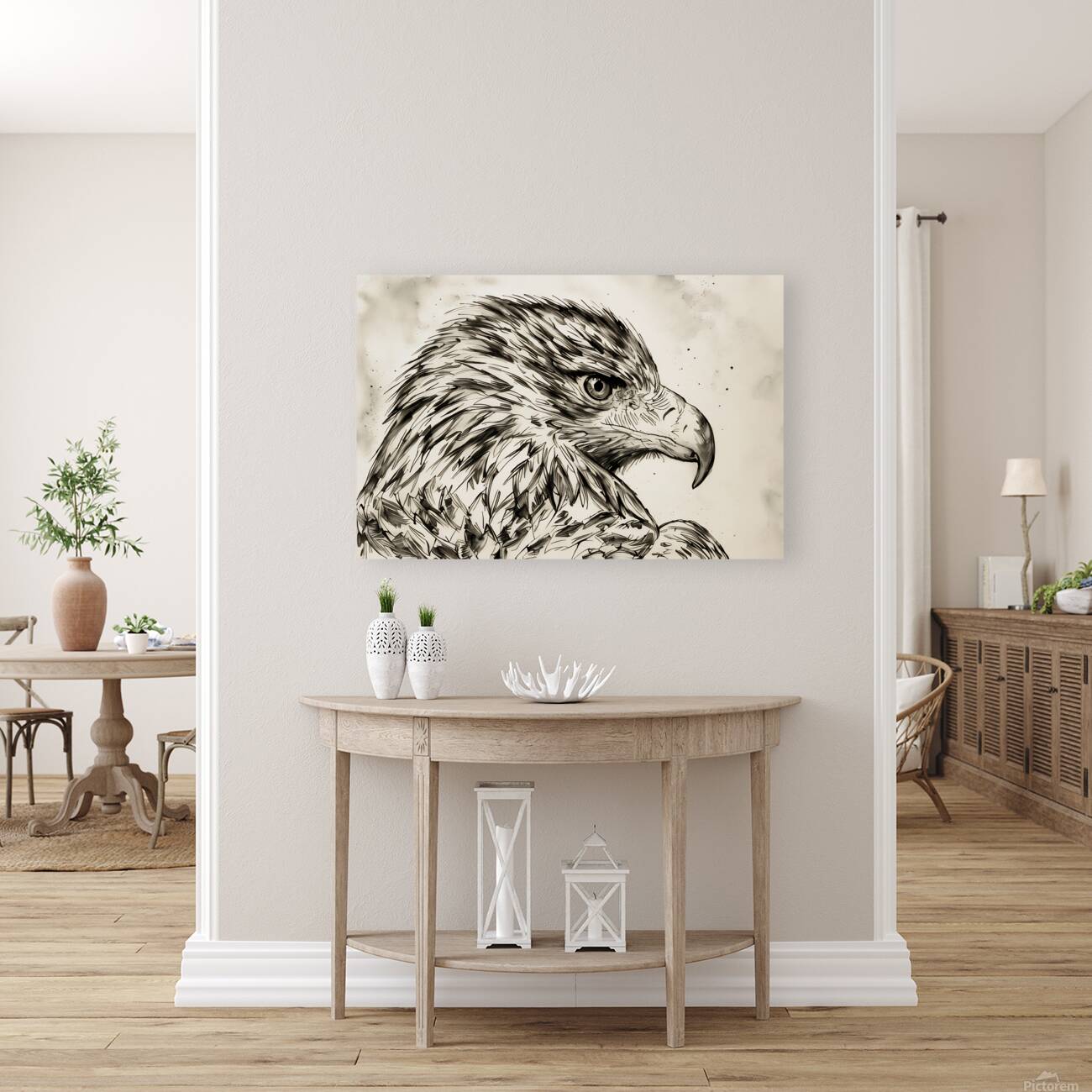 ArtX 534 eagle face Reproduction