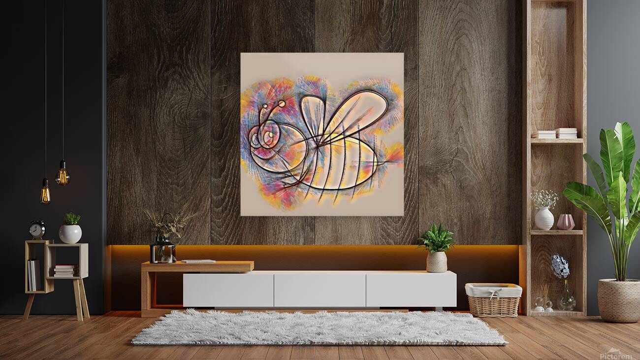 ArtXcl 303 bee pencil sketch Reproduction