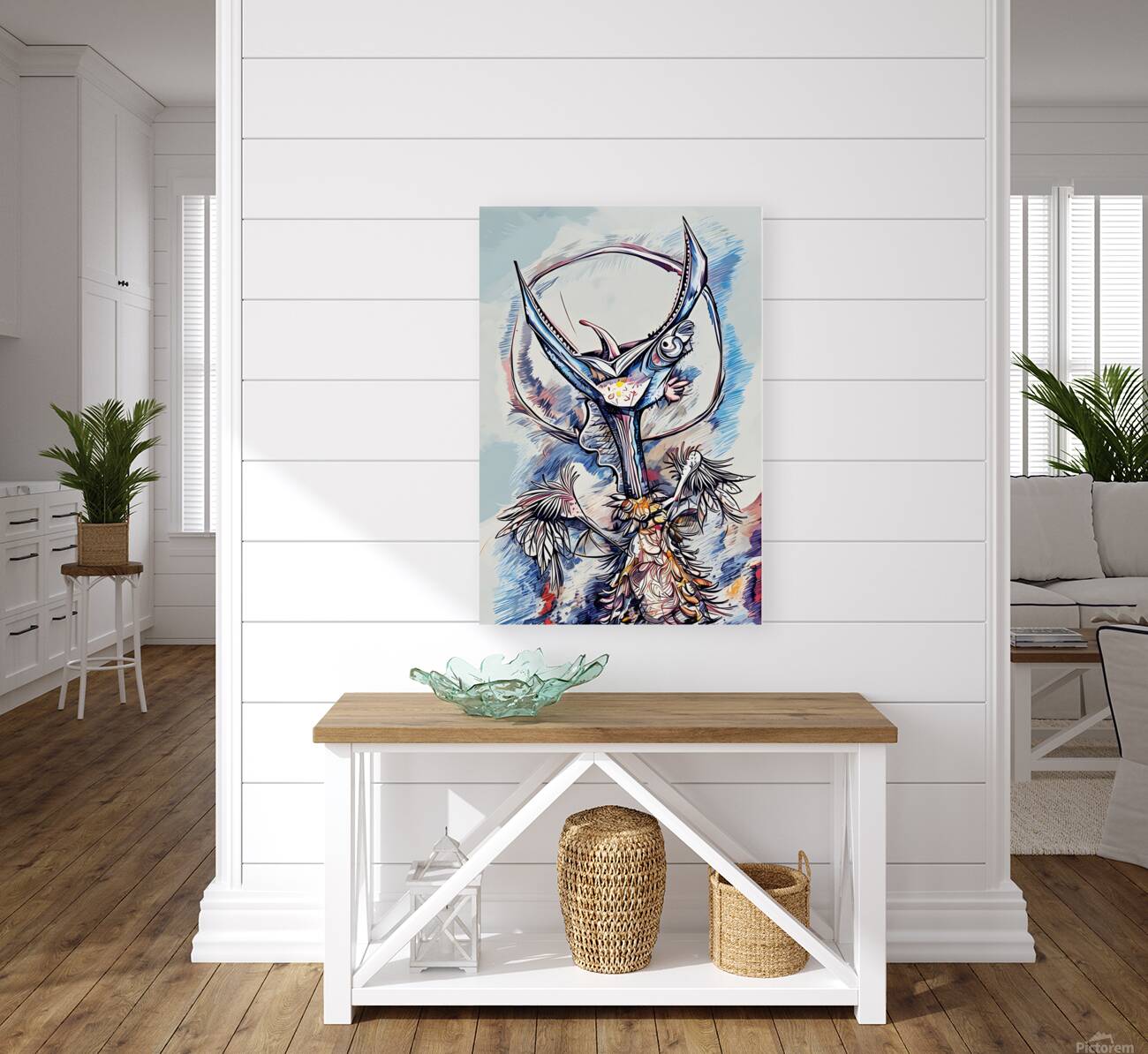 ArtXcl 316 crazy bird Reproduction