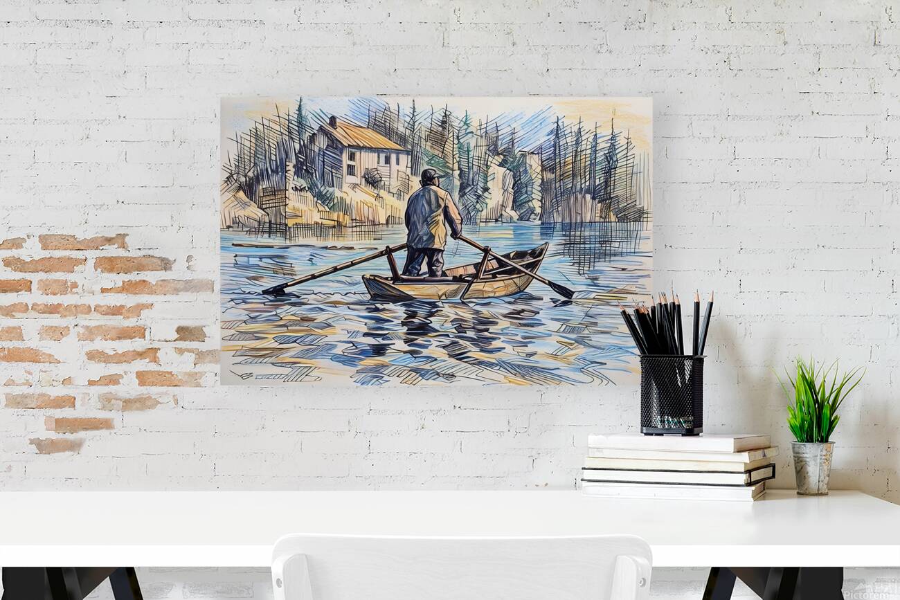 ArtXcl 321 boat lake Reproduction