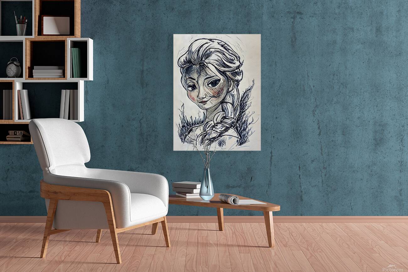 ArtXcl 340 portrait pencil sketch Reproduction