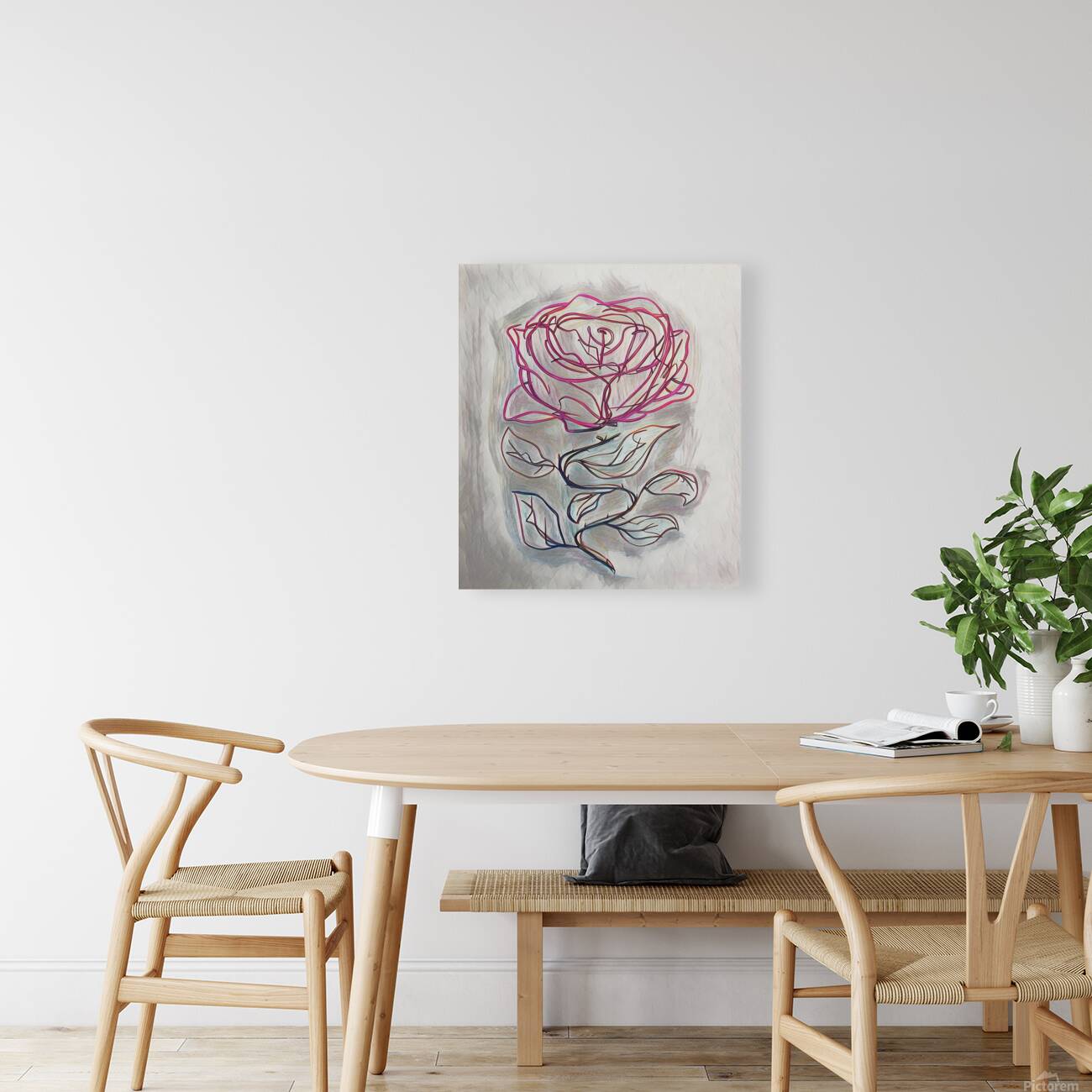 ArtXcl 367 Flower Rose Reproduction