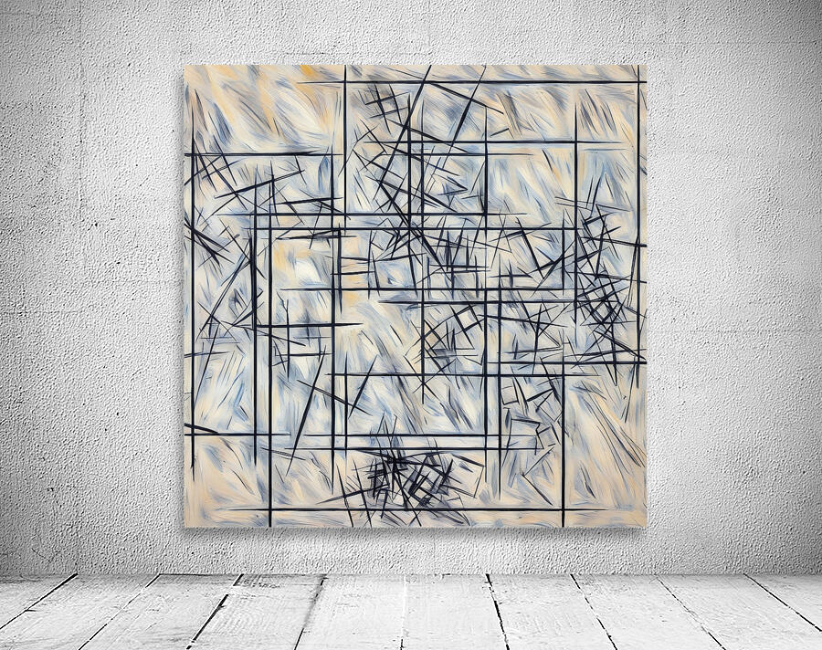 ArtXcl 360 scribbles-lines Wall Preview