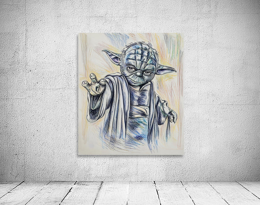 ArtXcl 383 yoda-sketch-enhanced Wall Preview