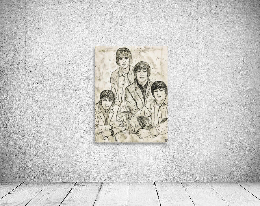 ArtX 511 Beatles old pencil drawing Wall Preview