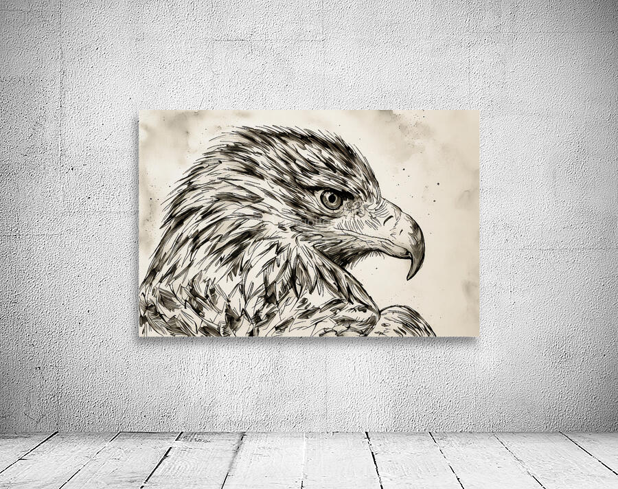 ArtX 534 eagle face Wall Preview