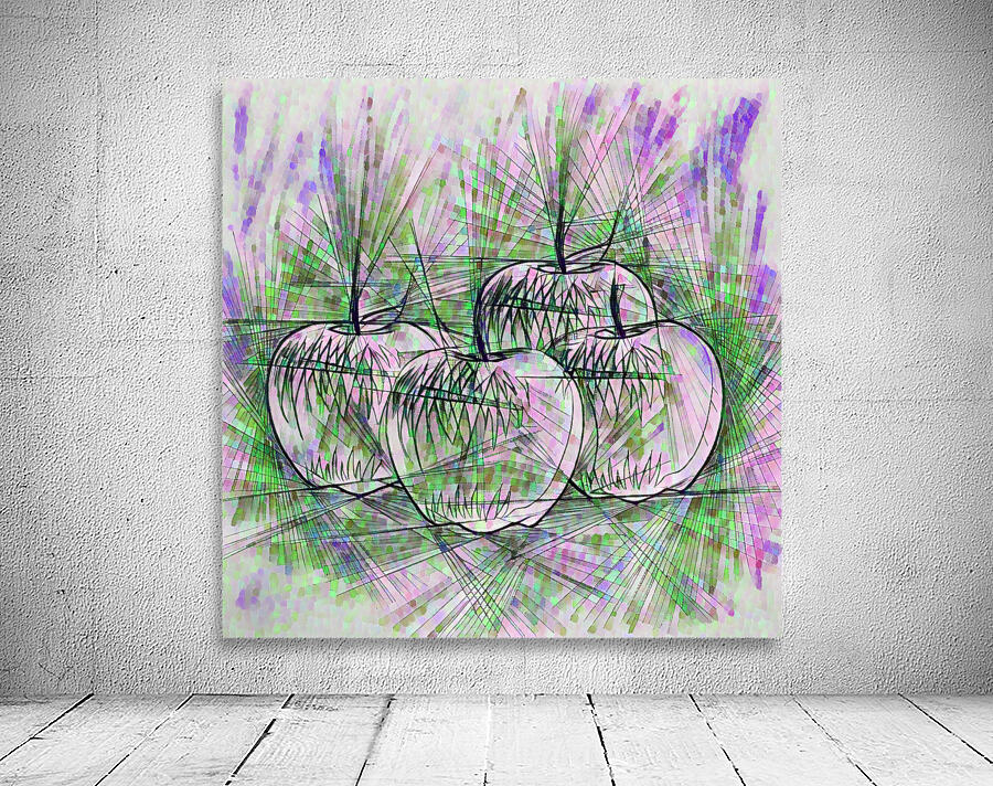 ArtXcl 301 apples pencil sketch Wall Preview