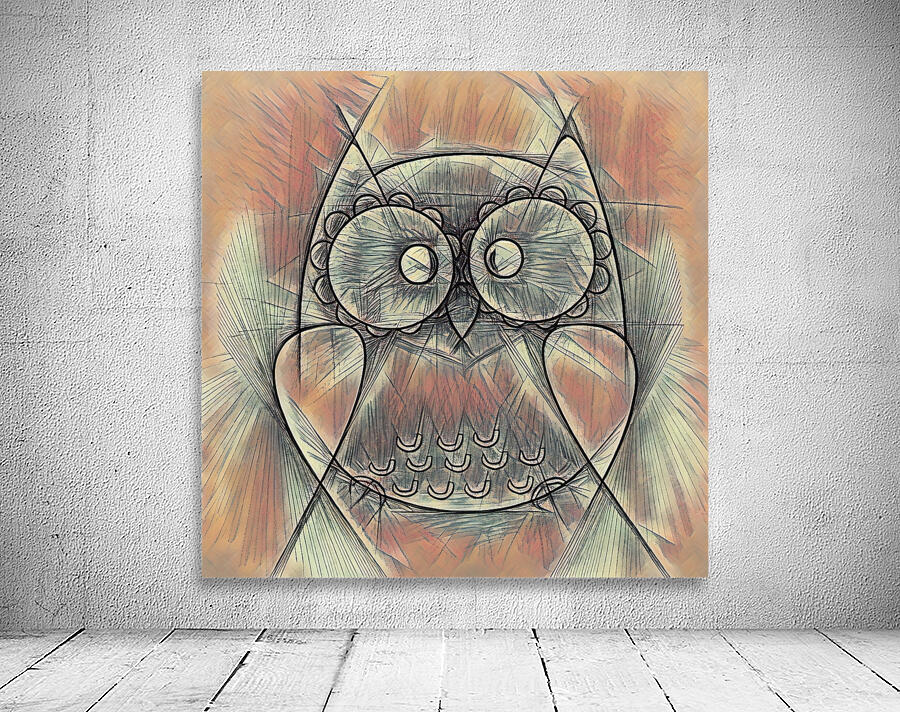 ArtXcl 306 owl pencil sketch Wall Preview