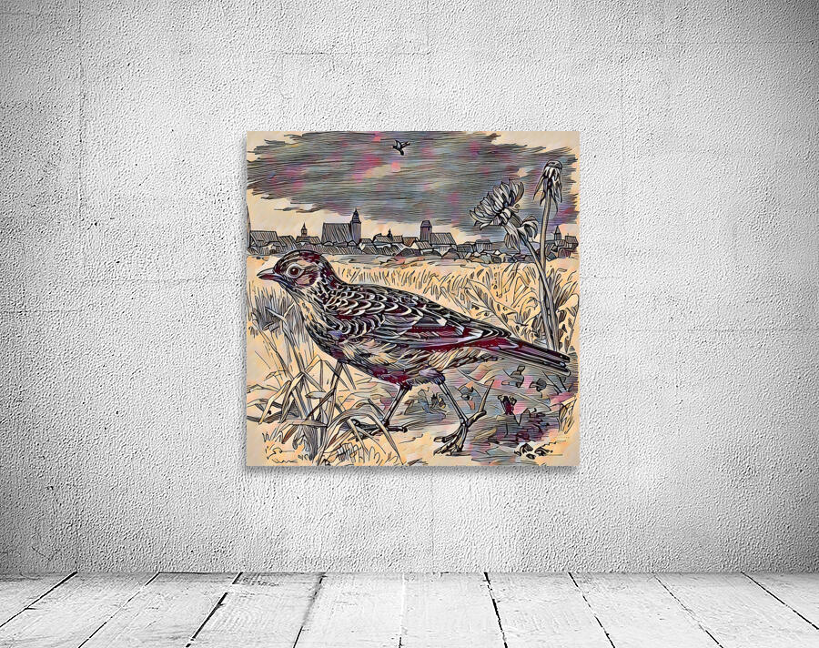 ArtXcl 330 bird walking Wall Preview