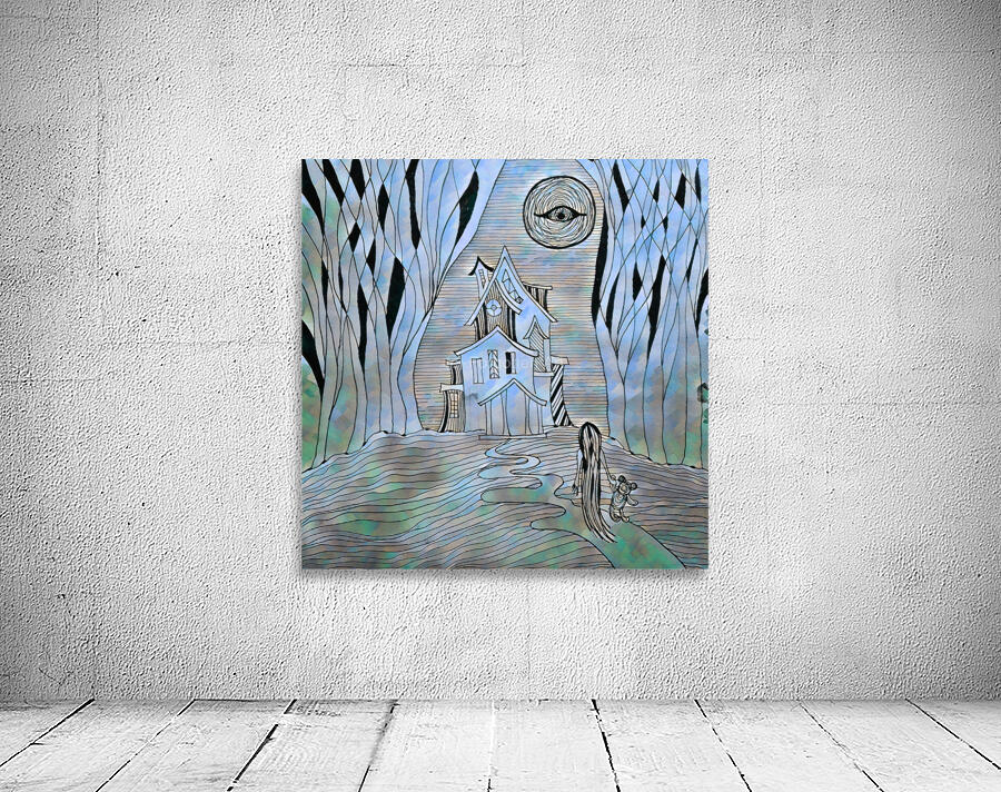 ArtXcl 325 abandoned house forest Wall Preview