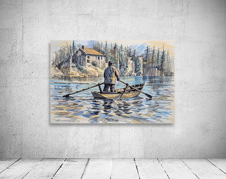 ArtXcl 321 boat lake Wall Preview