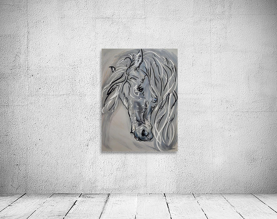 ArtXcl 341 horse pencil sketch Wall Preview