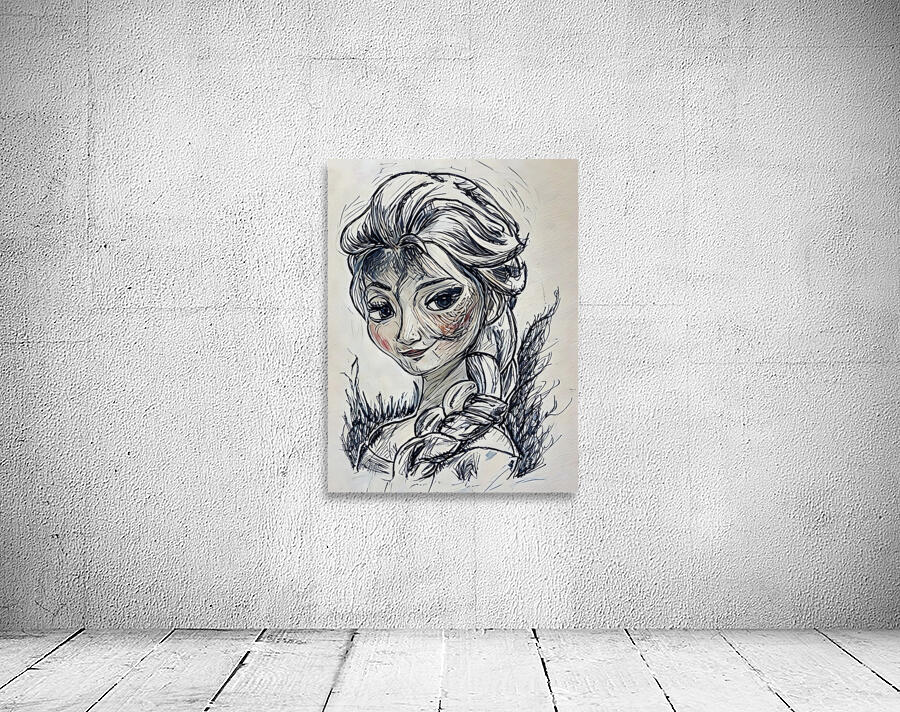 ArtXcl 340 portrait pencil sketch Wall Preview
