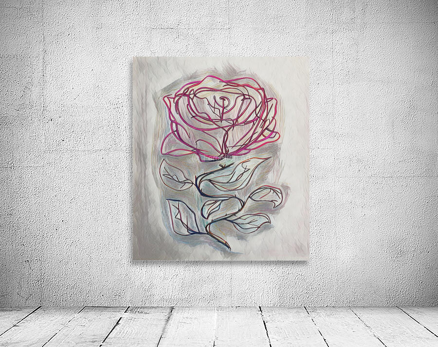 ArtXcl 367 Flower Rose Wall Preview