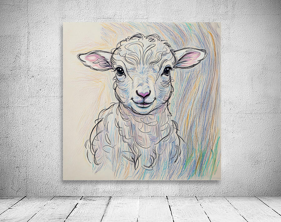 ArtXcl 373 baby lamb Wall Preview