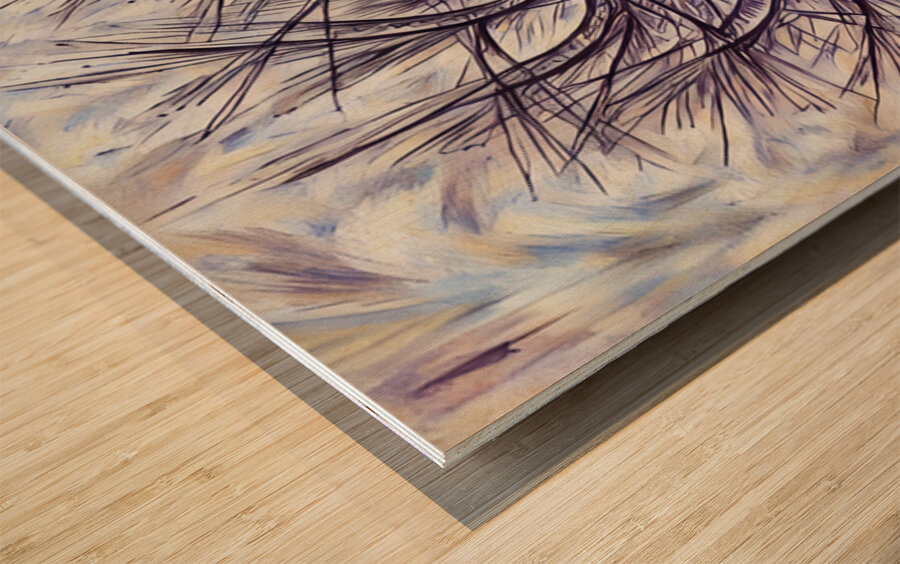 ArtXcl 413 water-lily Wood print