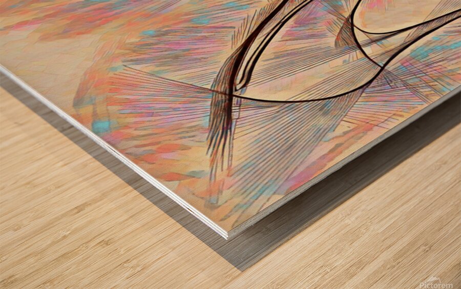 ArtXcl 305 shoe1 pencil sketch Wood print