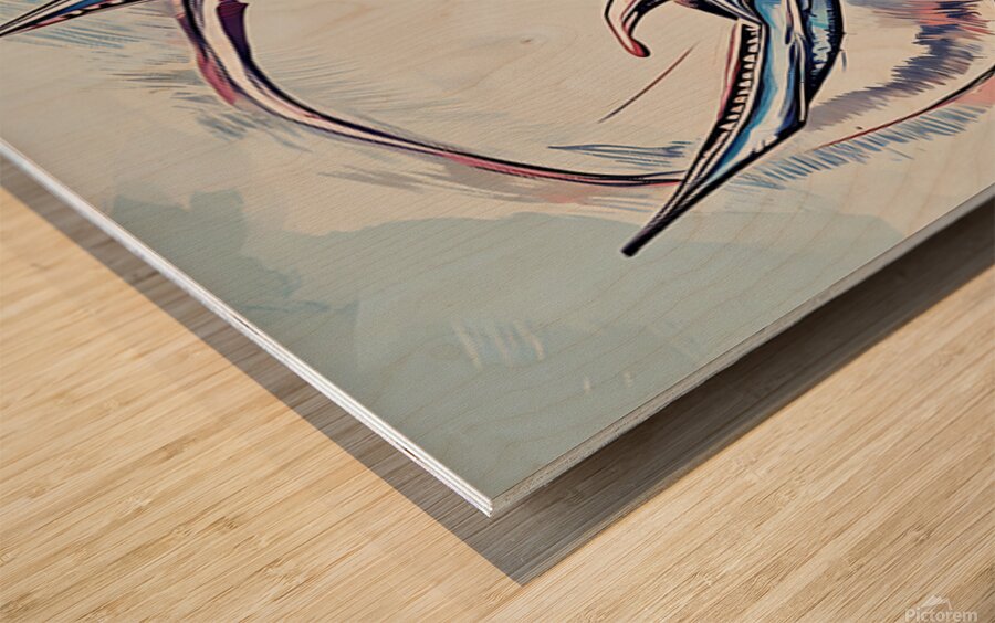 ArtXcl 316 crazy bird Wood print