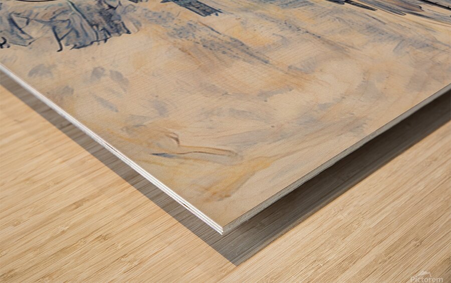 ArtXcl 313 Robot - Doll Petre Wood print