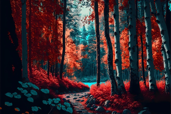 Chromatic Copse Digital Download