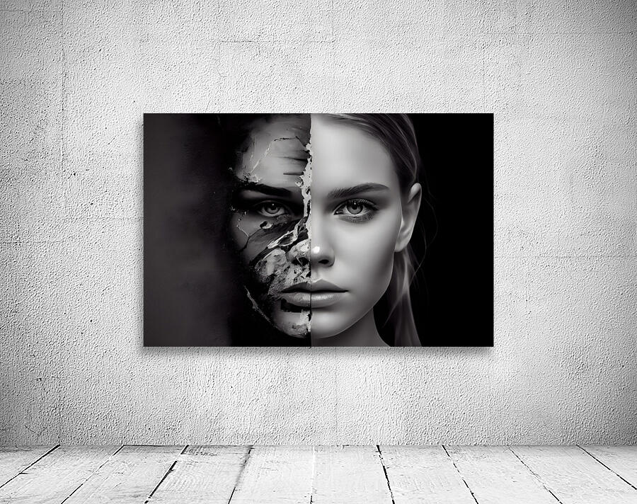 Black  White 1 Wall Preview