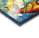 rabbit bear dig impressionist Acrylic print