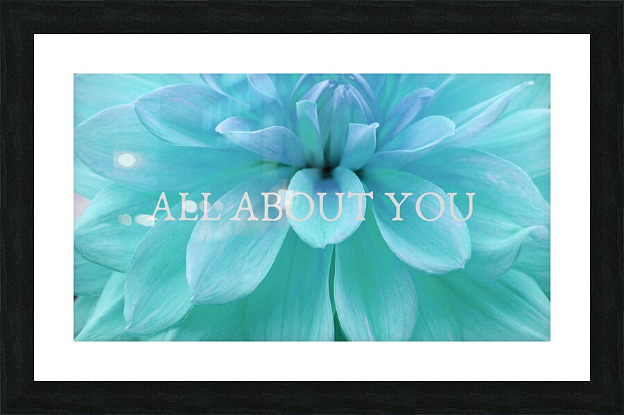 BLUE Picture Frame print