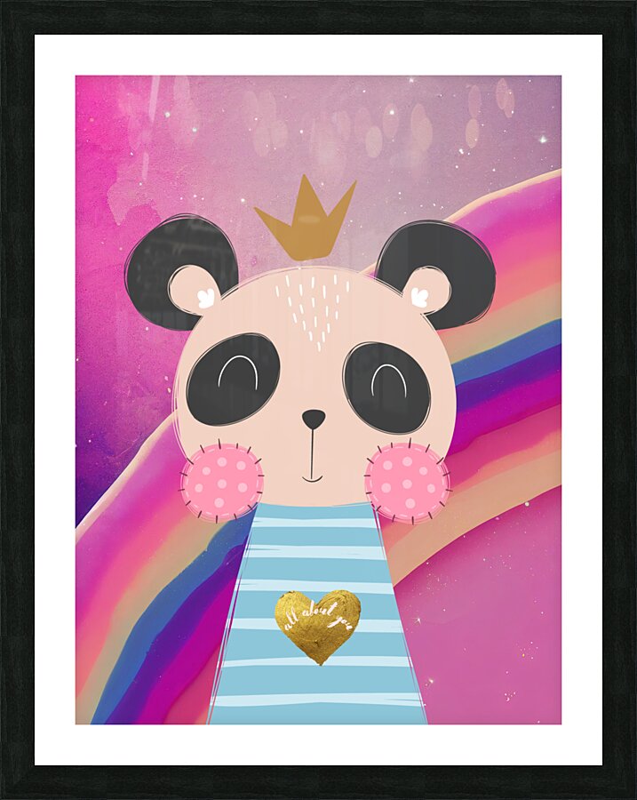 Panda Bear  Picture Frame print