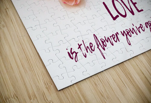 Love is the flower ALL ABOUT YOU ART puzzle