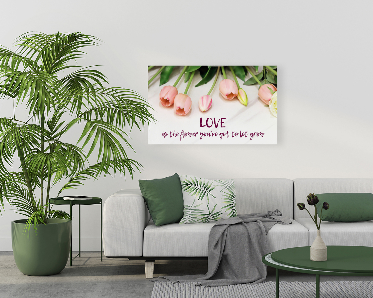 Love is the flower Reproduction