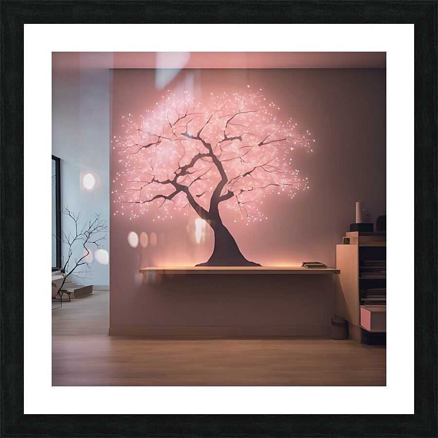 Sakura Tree Picture Frame print