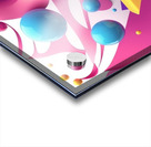 Modern 3d abstract wallpaper Acrylic print