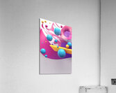 Modern 3d abstract wallpaper Acrylic Print