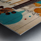 Default Abstract Music Background illustration Metal print