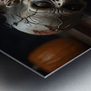 Default Amidst the eerie darkness of a Halloween Metal print