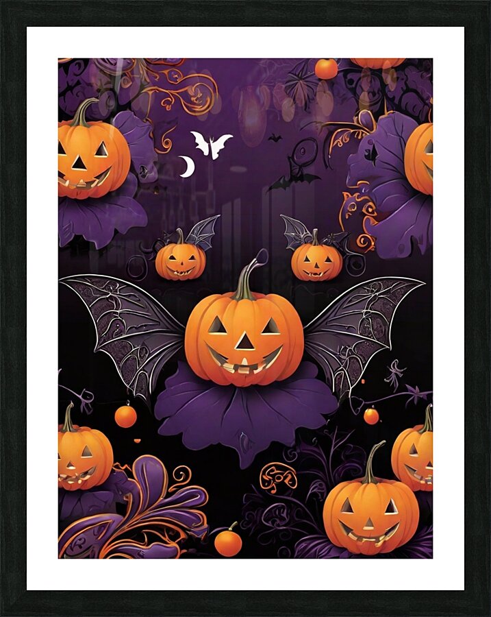 Default An enchantingly festive Halloween scene b 1716758992.121 Picture Frame print