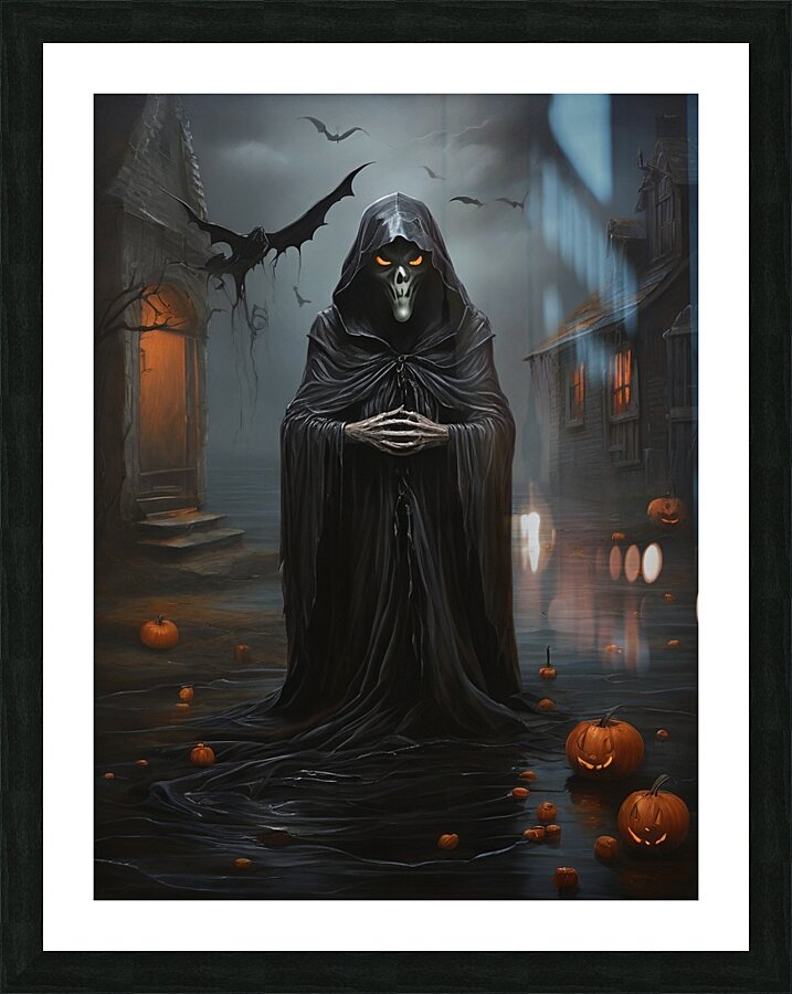 Default An eerily enchanting Halloween image a vi 1716758990.7292 Picture Frame print