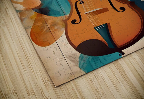 Default Abstract Music Background illustration GHANM ALYOUSEF puzzle