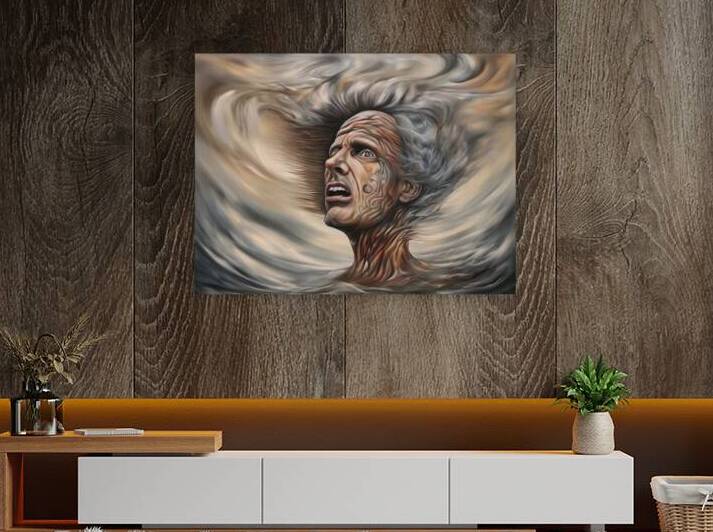 Default Emotional Maelstrom Surreal Portrait  by GHANM ALYOUSEF