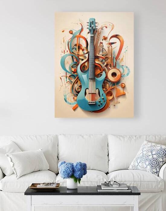Default Abstract Music Background illustration by GHANM ALYOUSEF