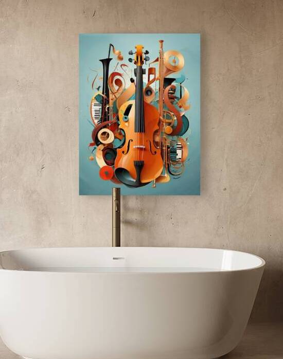Default Abstract Music Background illustration by GHANM ALYOUSEF