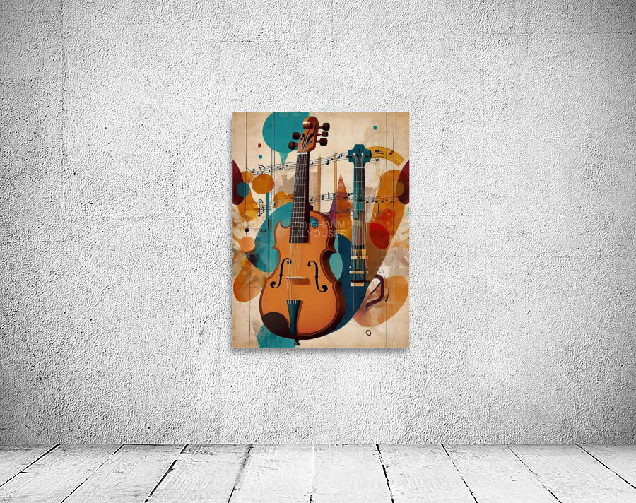 Default Abstract Music Background illustration Wall Preview