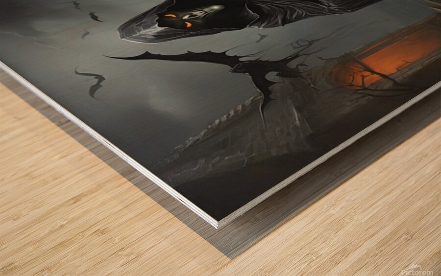 Default An eerily enchanting Halloween image a vi 1716758990.7292 Wood print