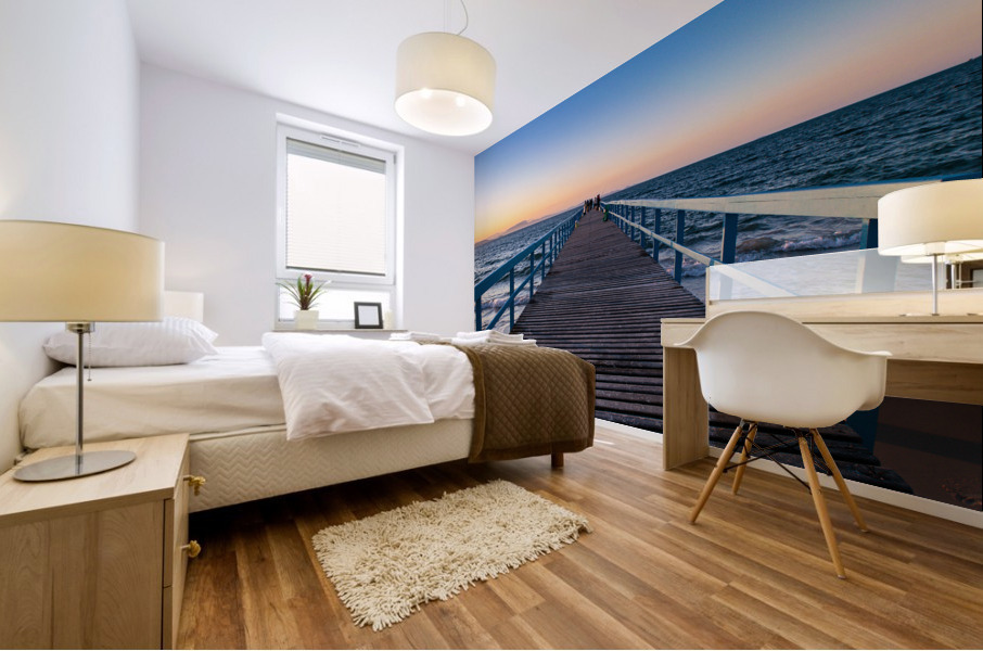 Long pier II Mural print