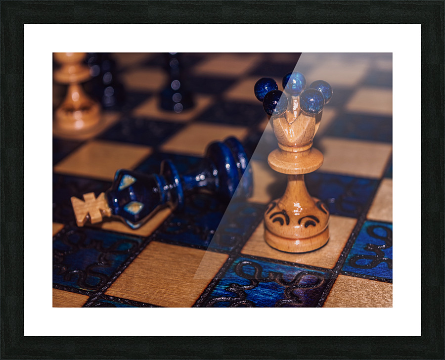 The kings fall Picture Frame print