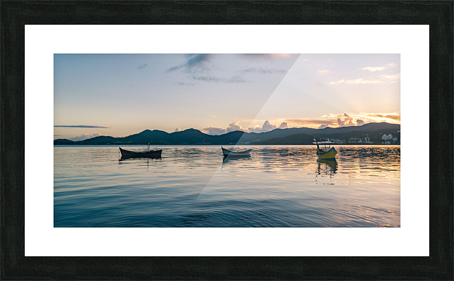 Fishing boats Picture Frame print