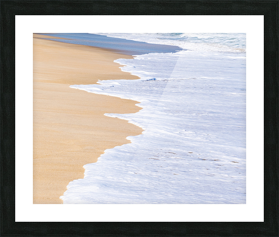 Sea foam Picture Frame print