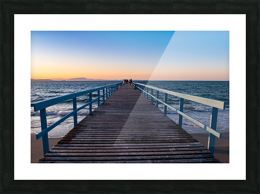 Long pier II Picture Frame print