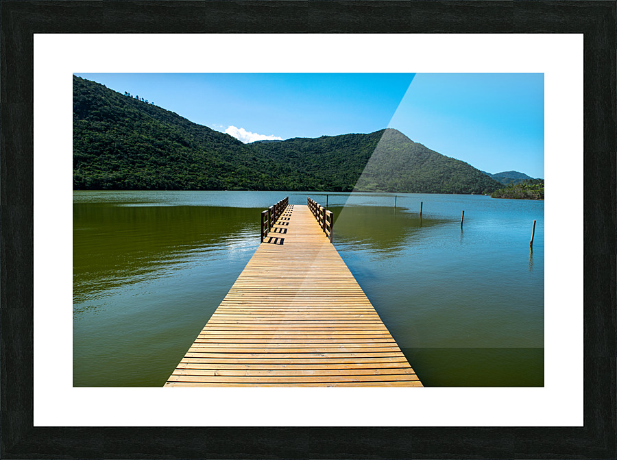 Long pier Picture Frame print